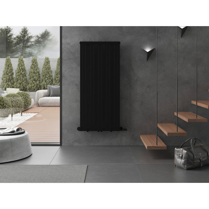 Mexen Waco декоративен радиатор 1544 x 694 мм, 1550 W, черен - W217-1544-694-00-70