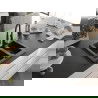 Мексен Карлос гранитна мивка 1,5-коморна с кухненски кран Астер, черен - 6518-77-73450-70-B