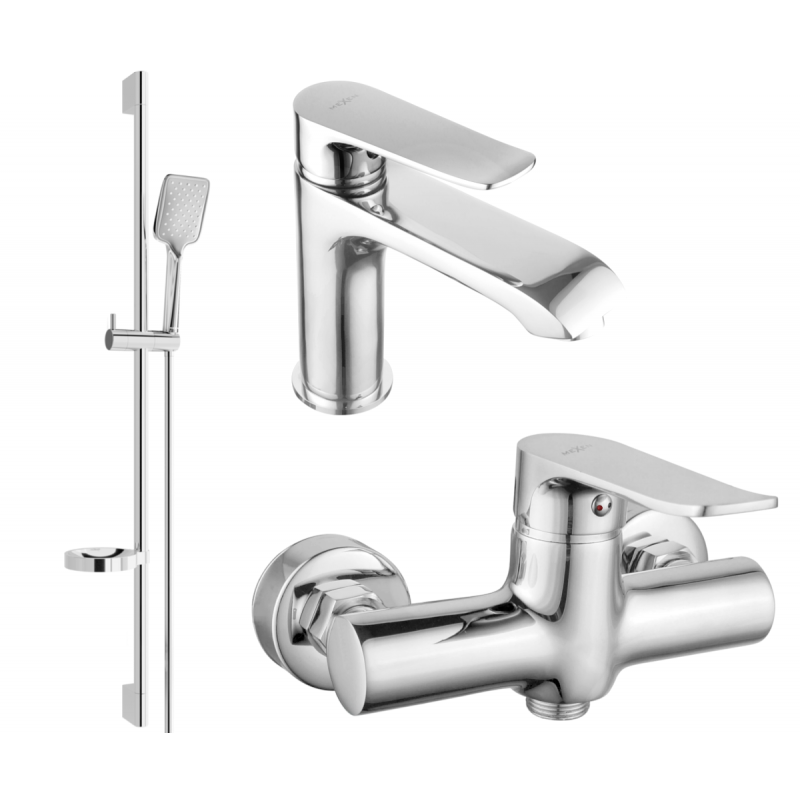 Mexen Pecos DS62 душ комплект, хром - 72704DS62-00