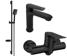 Mexen Pecos DS62 душ комплект, черен - 72704DS62-70