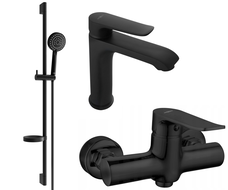Mexen Pecos DS75 комплект душ, черен - 72704DS75-70