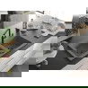 Mexen Mario гранитна мивка с 2 камери с кухненски смесител Flora, сив - 6504-71-670401-70-B