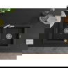 Mexen Mario гранитна мивка 2-коморна с кухненска батерия Flora, черна - 6504-77-670401-00