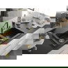 Мексен Марио гранитен мивка с 2 отделения и кухненска батерия Флора, черен - 6504-77-670401-57-G