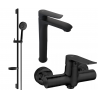 Mexen Pecos DS75 комплект за душ, черен - 72714DS75-70