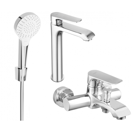 Mexen Pecos R05 комплект за вана, хром - 72713R05-00