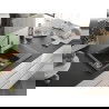 Мексен Гаспар гранитна мивка 1,5-коморна с отцедник и кухненски кран Флора, черен на точици - 6507-76-670401-00