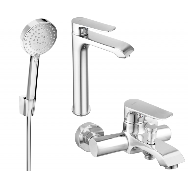 Mexen Pecos Комплект за вана R75, хром - 72713R75-00