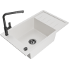 Mexen Elias гранитна кухненска мивка с 1 корито с отцедник и кухненски