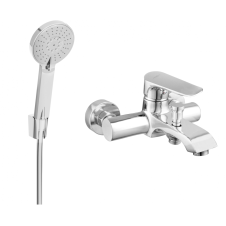 Mexen Pecos R40 смесител за вана с душ комплект, хром - 7273R40-00