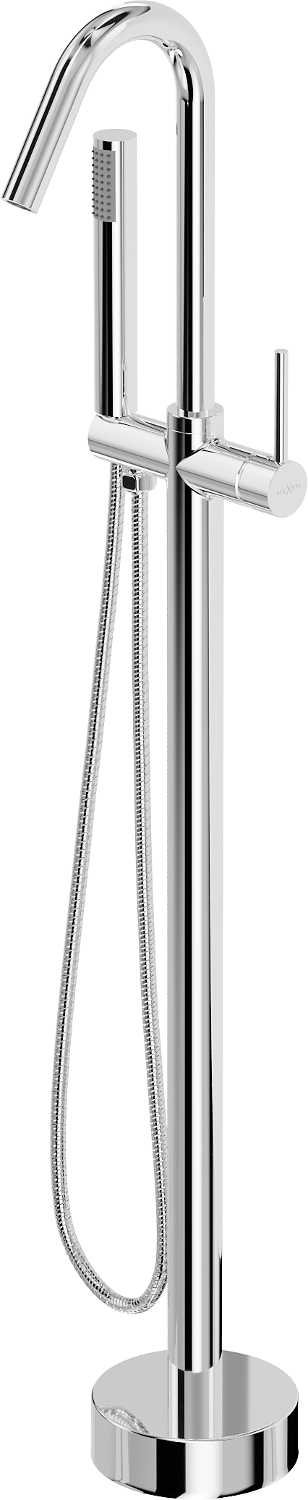 Mexen Gaja свободностояща вана смесител, хром - 75333-00
