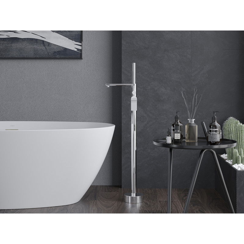 Mexen Leda свободностоящ смесител за вана, хром - 75633-00