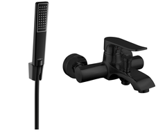 Mexen Pecos R72 смесител за вана с душ комплект, черен - 7273R72-70