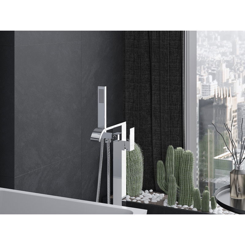 Mexen Lava свободно стоящ смесител за вана, хром - 752433-00