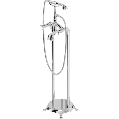 Mexen Retro самостоятелна батерия за вана, хром - 75933-00