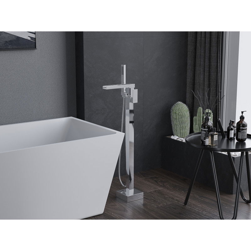 Mexen Algar самостоятелен стоящ кран за вана, хром - 75733-00