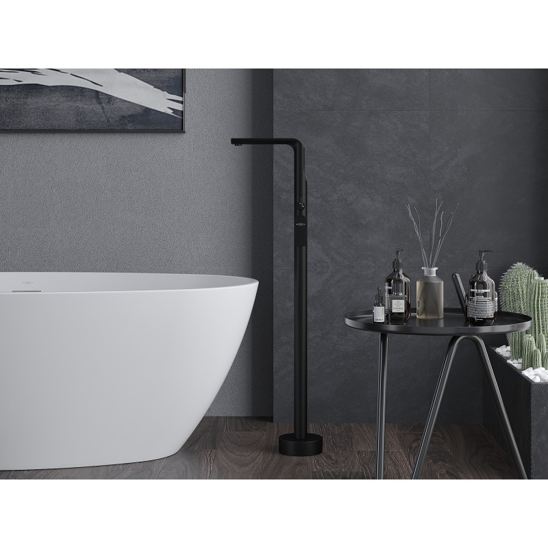 Mexen Roxy самостоятелен смесител за вана, черен - 75533-70