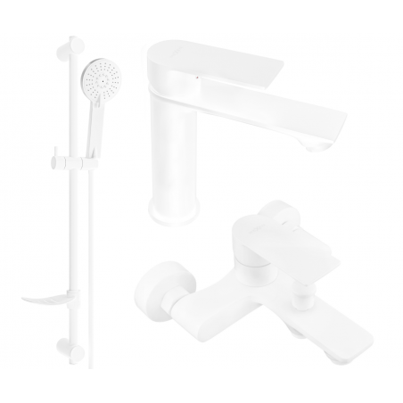 Mexen Royo DF05 комплект за баня, бял - 72203DF05-20