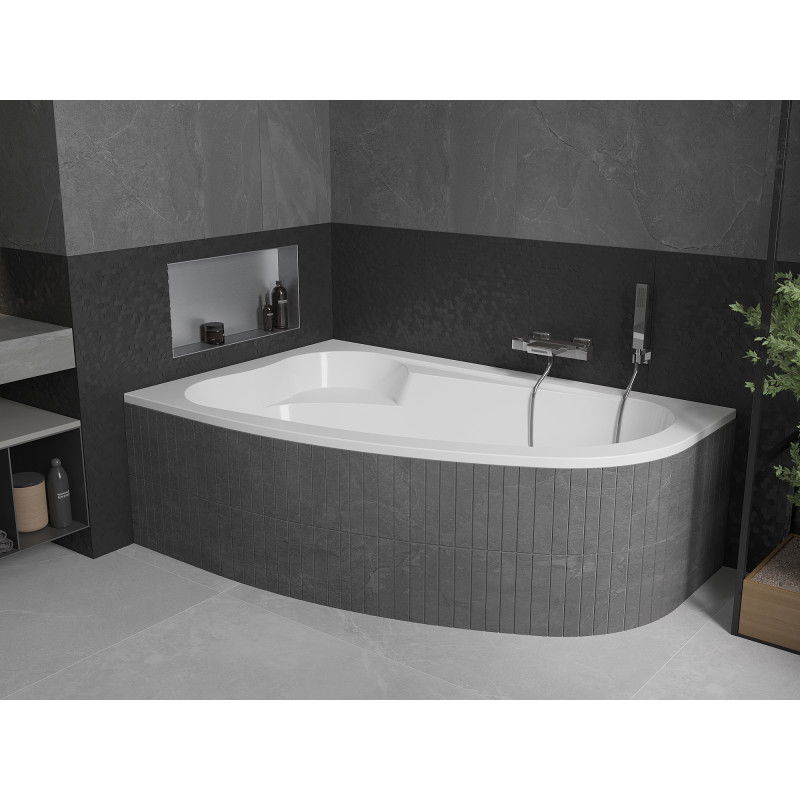 Mexen Westa ъглова лява вана 160 x 100 см, бяла - 560116010001