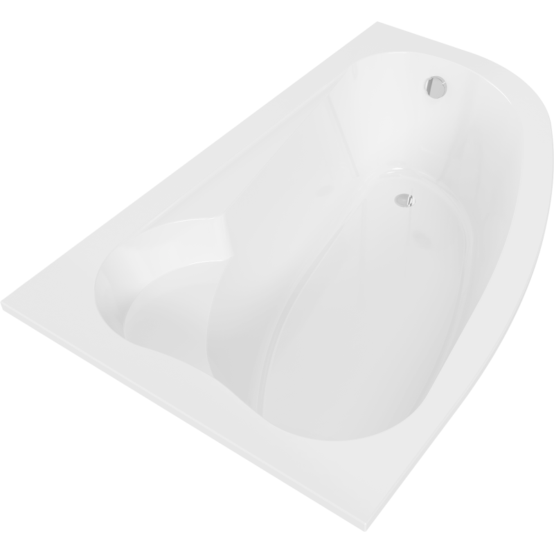 Mexen Westa ъглова лява вана 160 x 100 см, бяла - 560116010001