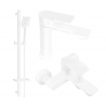 Mexen Royo DQ62 комплект за баня, бял - 72203DQ62-20