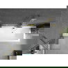 Mexen Cube вана правоъгълна 170 x 80 см с обшивка и панел 1-люк 50 см, прозрачен, златен - 550517080X9505000050