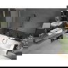 Mexen Cube правоъгълна вана 170 x 80 см с обшивка и параван с 1 крило 50 см, черен дизайн - 550517080X9505007070