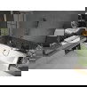 Mexen Cube правоъгълна вана 170 x 80 см с обшивка и стенен екран 1-двукрила 50 см, черен модел - 550517080X9505007077