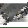 Mexen Cube вана правоъгълна 170 x 80 см с обшивка и параван 1-бр. 60 см, прозрачно, златно - 550517080X9506000050