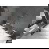 Mexen Cube вана правоъгълна 170 x 80 см с обвивка и параван 1-сгъваем 80 см, прозрачен, хром - 550517080X9508000001