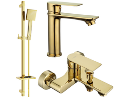 Mexen Royo DQ45 комплект за вана, злато - 72203DQ45-50