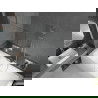 Mexen Cube правоъгълна вана 170 x 80 см с обшивка и преграда с 1 панел 90 см, прозрачна, хром - 550517080X9509000001