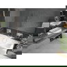 Mexen Cube правоъгълна вана 170 x 80 см с обшивка и параван с 1 врата 100 см, прозрачен, хром - 550517080X9510000001