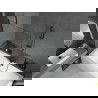 Mexen Cube вана правоъгълна 170 x 80 см с обособен корпус и 1-свиторен параван 100 см, прозрачна, черна - 550517080X9510000070
