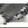 Mexen Cube правоъгълна вана 180 x 80 см с обвивка и 1-скамейка 50 см, прозрачен, златен - 550518080X9505000050