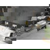 Mexen Cube вана правоъгълна 180 x 80 см с обшивка и параван 1-сгъваем 60 см, прозрачен, златен - 550518080X9506000050