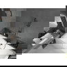 Mexen Cube правоъгълна вана 180 x 80 cm с обшивка и 1-крила преграда 80 cm, прозрачна, черна - 550518080X9508000070