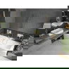 Mexen Cube правоъгълна вана 180 x 80 см с обвивка и 1-движен параван 100 см, прозрачен, златен - 550518080X9510000050