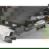 Mexen Cube вана правоъгълна 170 x 80 см с обшивка и параван 2-равен 80 см, прозрачна, златна - 550517080X9208025000