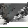 Mexen Cube правоъгълна вана 170 x 80 см с обшивка и 2-скрида парван 80 см, прозрачен, черен - 550517080X9208027000