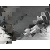 Mexen Cube правоъгълна вана 170 x 80 см с обшивка и 2-скрида парван 80 см, прозрачен, черен - 550517080X9208027000