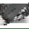 Mexen Cube правоъгълна вана 170 x 80 см с обшивка и 2-движен преграден пана 80 см, черен модел - 550517080X9208027077