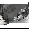 Mexen Cube правоъгълна вана 170 x 80 см с обшивка и 2-движен преграден пана 80 см, черен модел - 550517080X9208027077