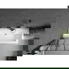Mexen Cube правоъгълна вана 170 x 80 см с обшивка и 2-движен преграден пана 80 см, черен модел - 550517080X9208027077