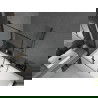 Mexen Cube правоъгълна вана 170 x 80 см с обшивка и душ екран 2-опания 100 см, черен шарка - 550517080X9210027070