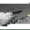 Mexen Cube правоъгълна вана 170 x 80 см с обшивка и душ екран 2-опания 100 см, черен шарка - 550517080X9210027070