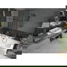 Mexen Cube правоъгълна вана 170 x 80 см с обточване и 2-лентов параван 100 см, черен модел - 550517080X9210027077