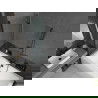 Mexen Cube вана правоъгълна 170 x 80 см с корпус и параван с 2 крила 120 см, прозрачна, черна - 550517080X9212027000