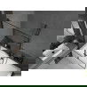 Mexen Cube правоъгълна вана 170 x 80 см с обшивка и две крила 120 см, черен модел - 550517080X9212027070