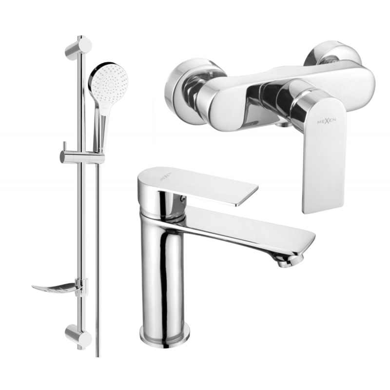 Mexen Royo DF05 комплект за душ, хром - 72204DF05-00